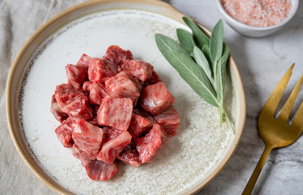 Kobe Beef | A5 Wagyu Beef Steak Cubes-Premium Loin (2 pkgs)