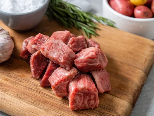 Takamori Drunken Wagyu | A5 Wagyu Beef Tenderloin Cubes (2 pkgs)