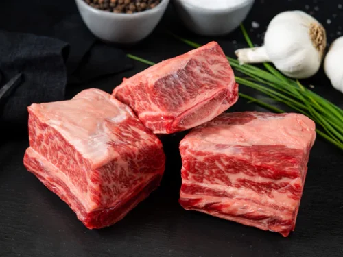 Natural American Wagyu Beef English Cut Short Ribs (2 pkgs)