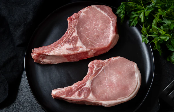 Natural Berkshire Pork Kurobuta Bone-In Chops (4 PCS)