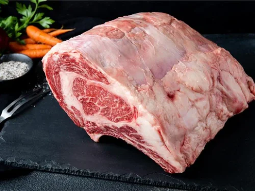 Natural American Wagyu Beef Whole Bone-In Ribeye Roast