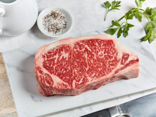 American Wagyu New York Strip Diamond 8+